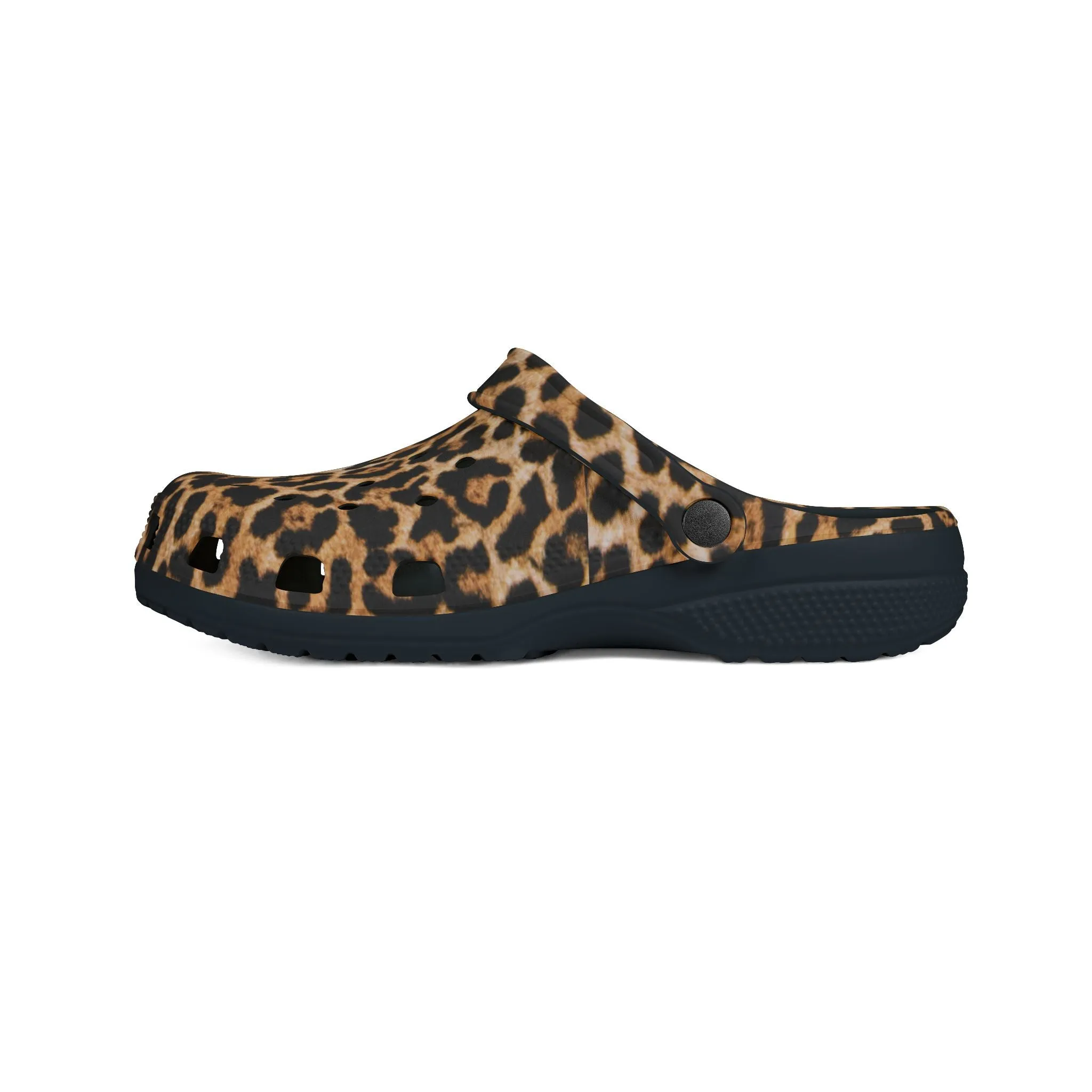 Leopard Print EVA Foam Rubber Clogs for Comfort and Style