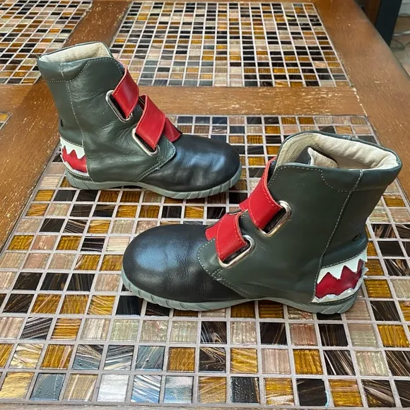Livie &amp; Luca Hungry Monster Boys Boots