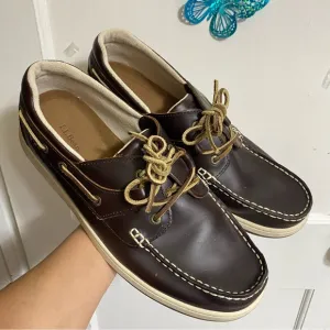 “L.L. BEAN” BROWN BOAT/DECK SHOES 13