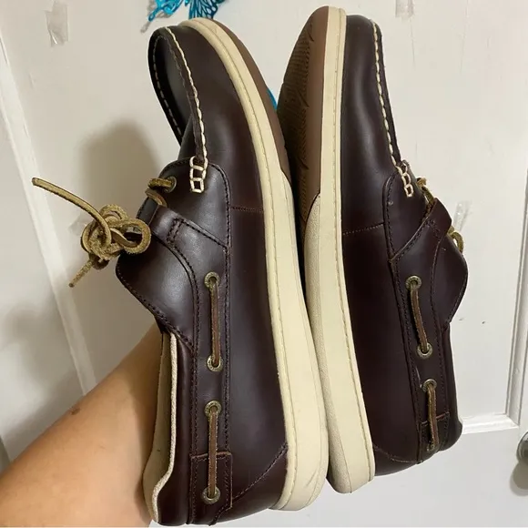 “L.L. BEAN” BROWN BOAT/DECK SHOES 13