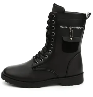 Martin Leather Combat Boots