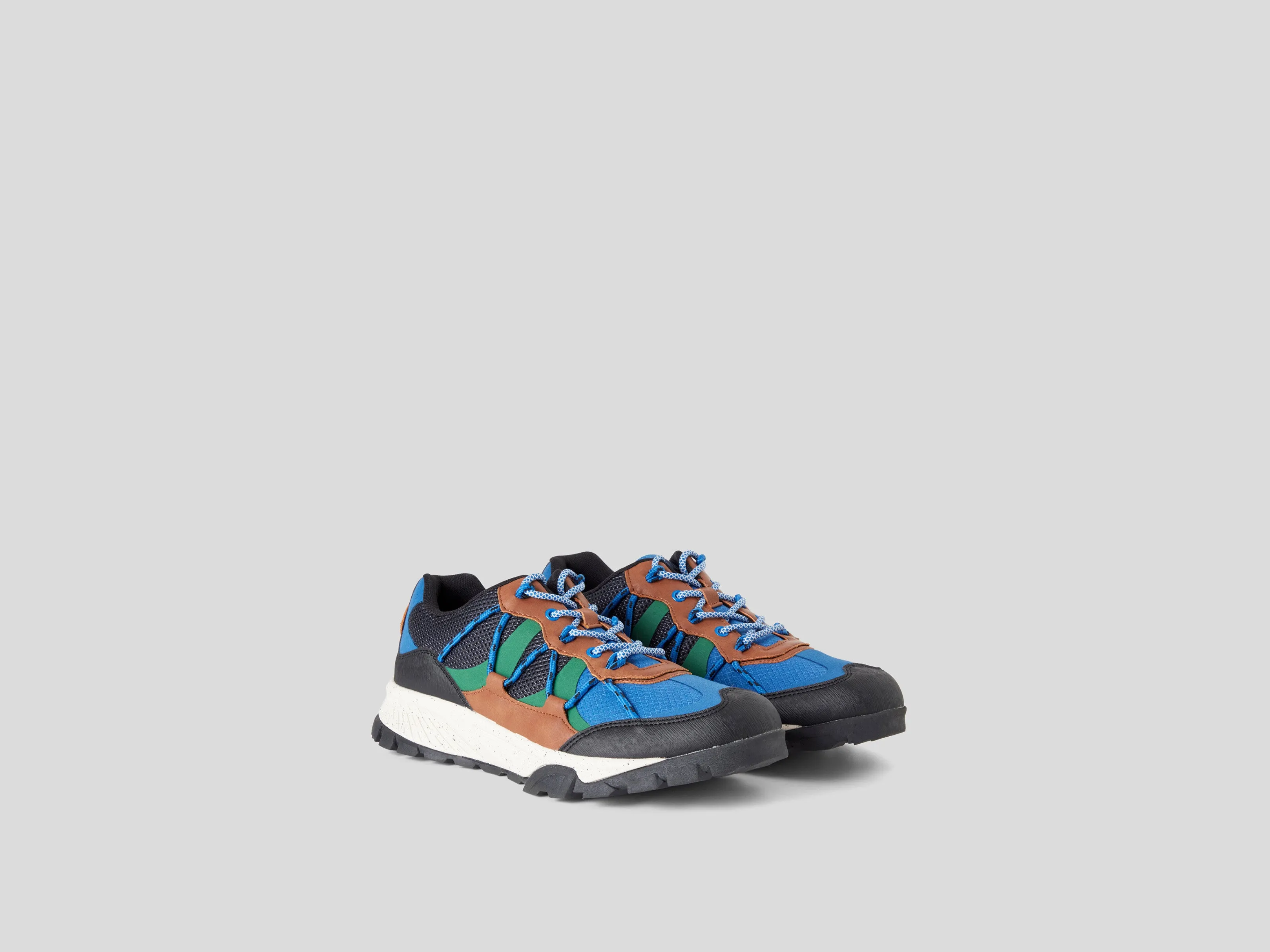 Men Colorblock Lace-Up Shoes