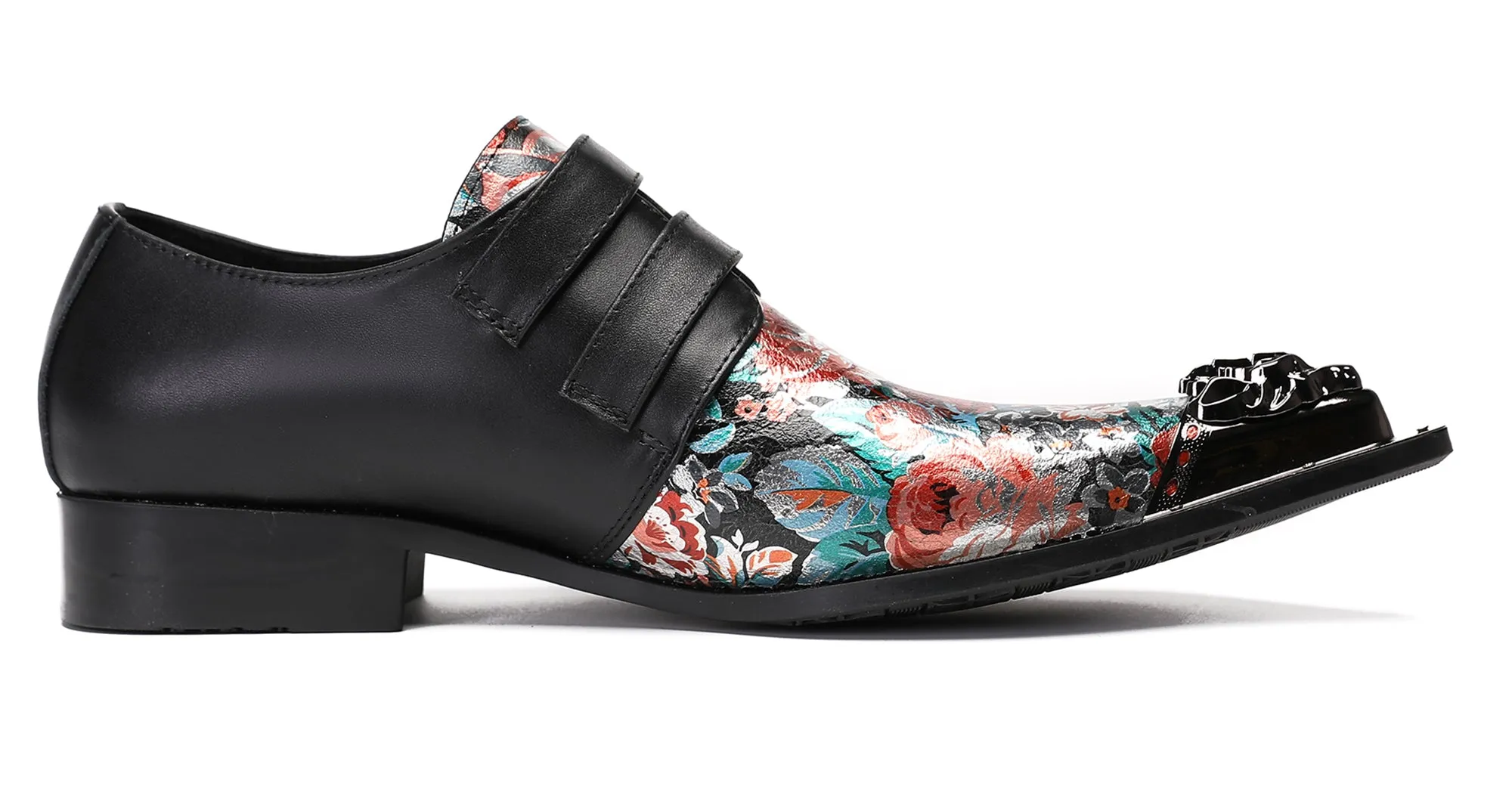 Mens Casual Dress Two Tone Western Loafers