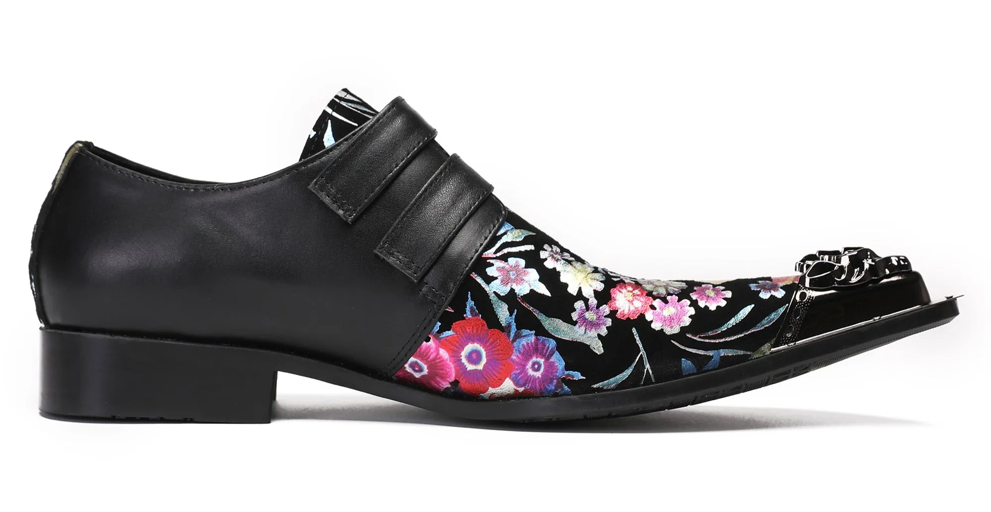 Mens Casual Dress Two Tone Western Loafers
