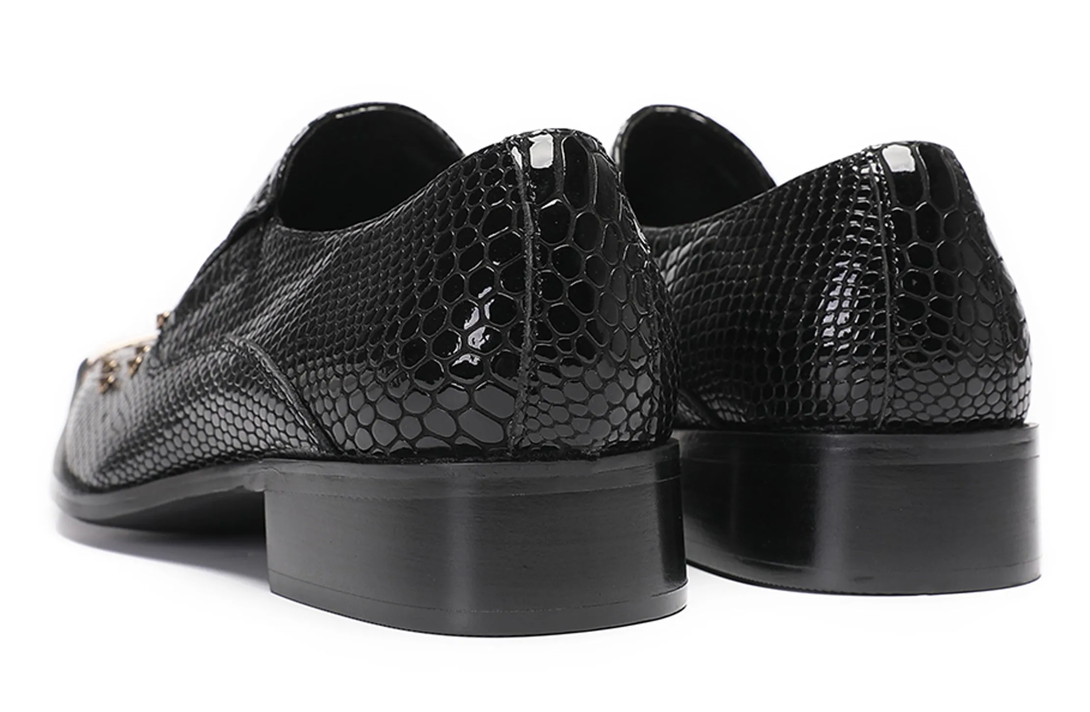 Mens Casual Party Loafers Sequin Western Shoes