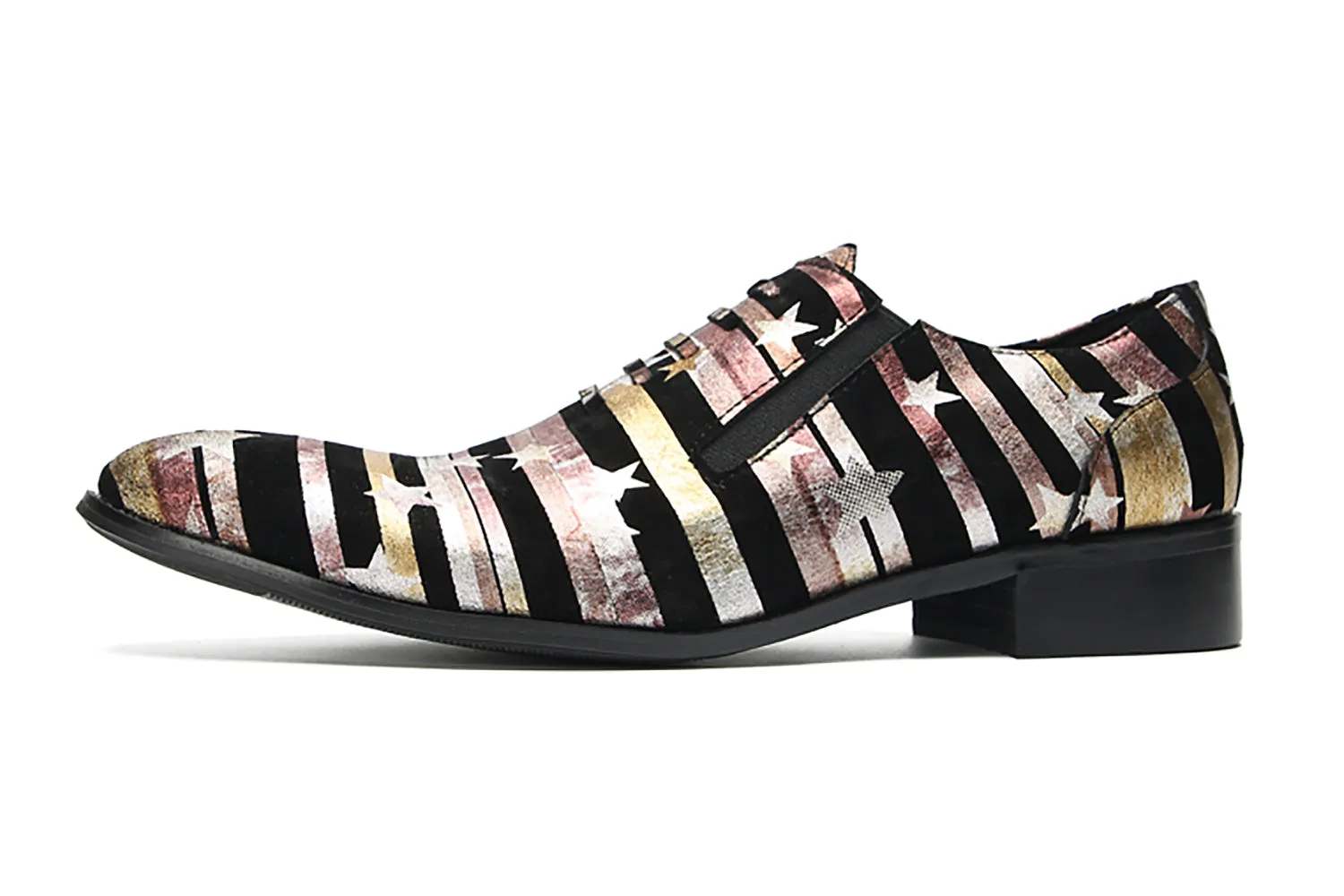 Men's Casual Star Stripes Loafers