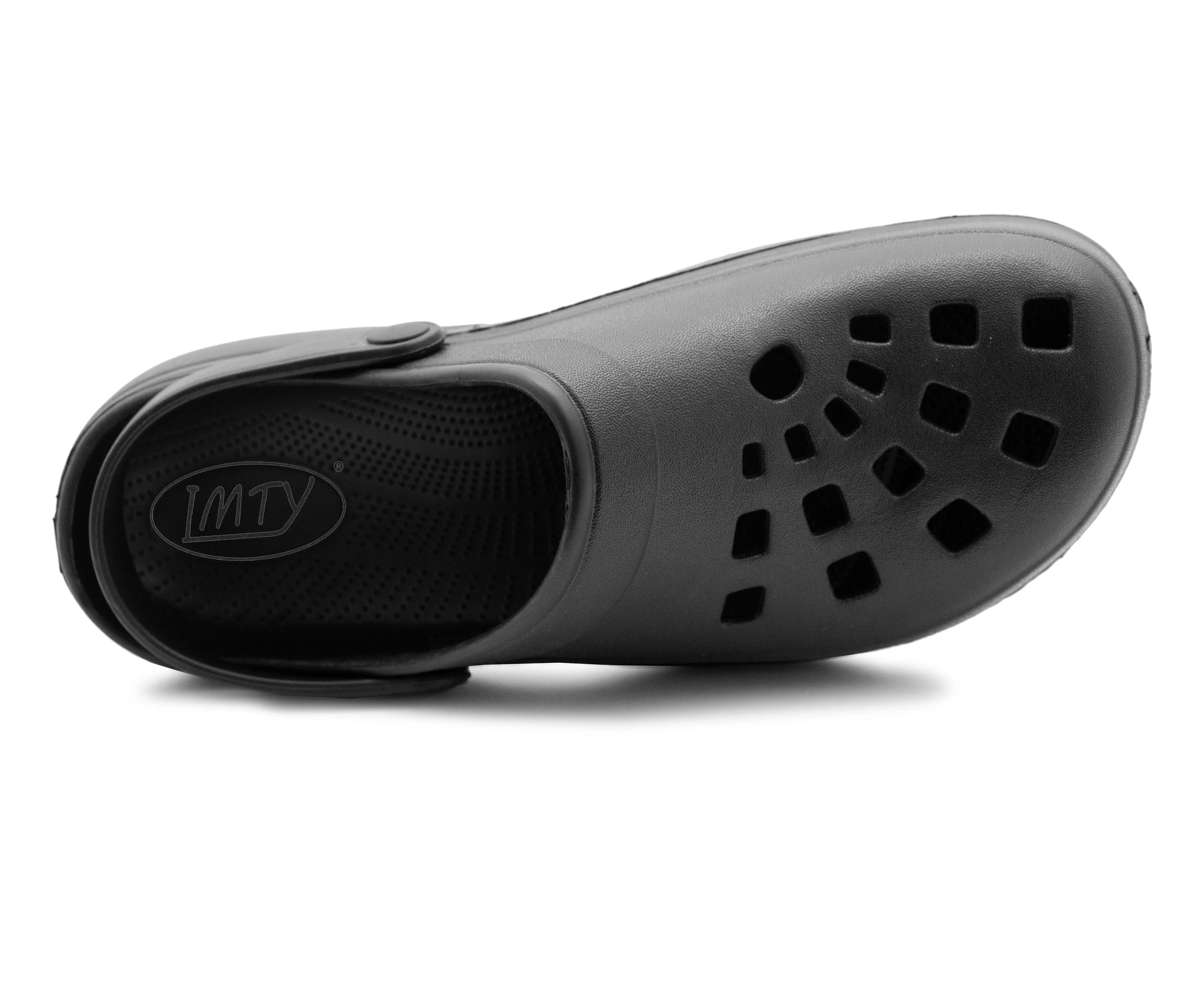Mens Clogs Black Lightweight EVA Garden Breathable Slip On Beach Hospital Nurse Kitchen Water Shoes Mules House Shoes Sandals