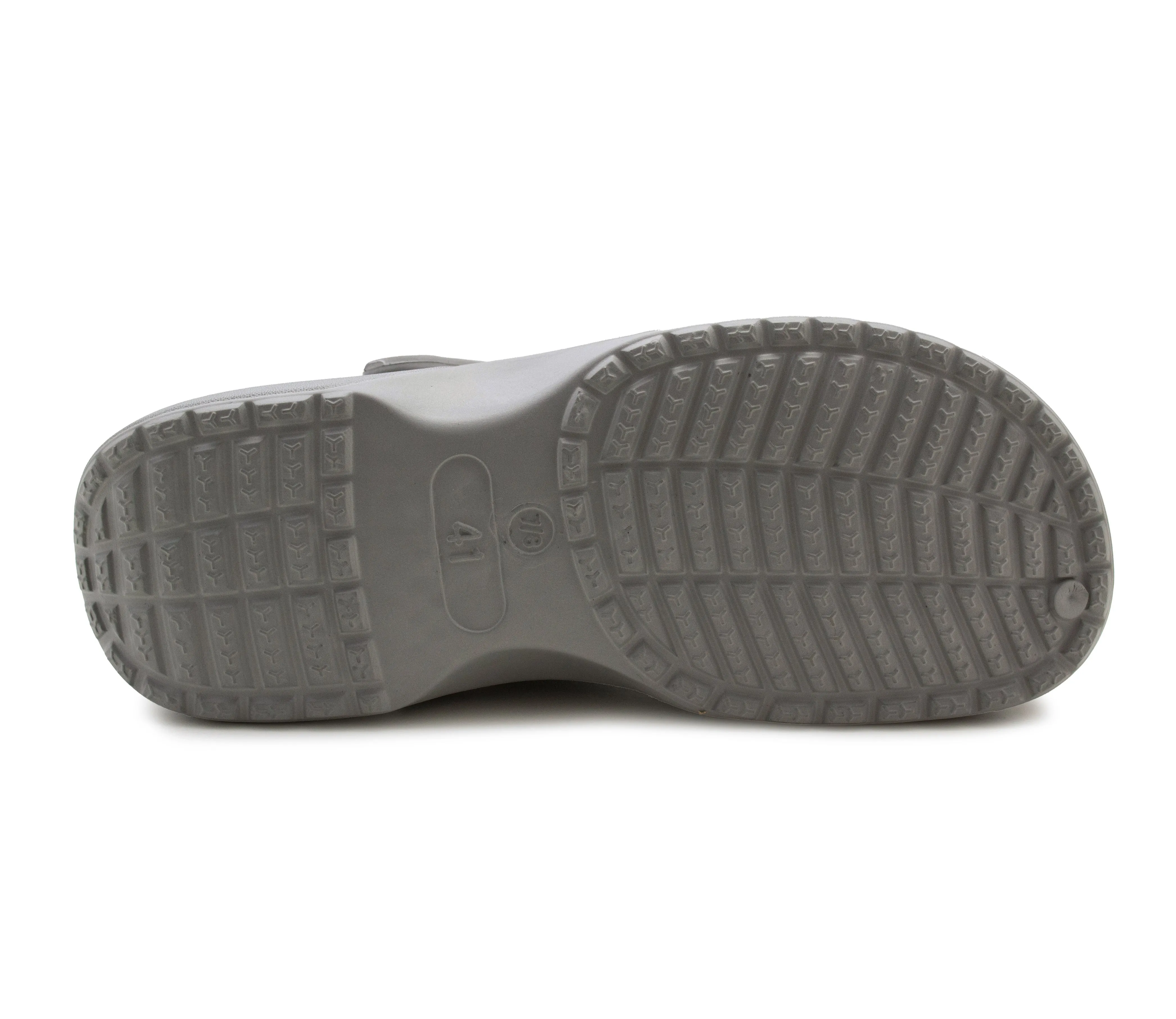 Mens Clogs Grey Lightweight EVA Garden Breathable Slip On Beach Hospital Nurse Kitchen Water Shoes Mules House Shoes Sandals