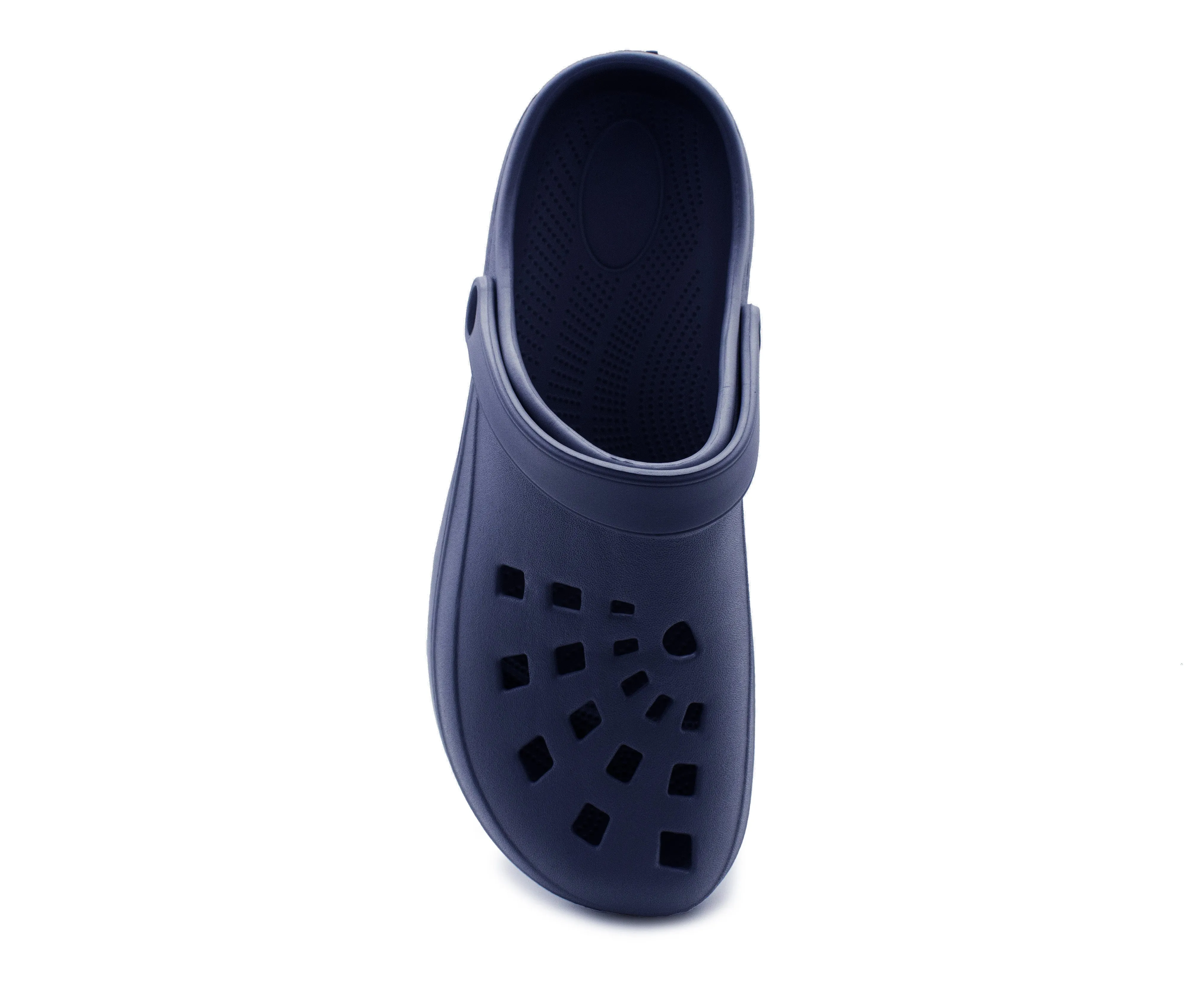 Mens Clogs Navy Lightweight EVA Garden Breathable Slip On Beach Hospital Nurse Kitchen Water Shoes Mules House Shoes Sandals