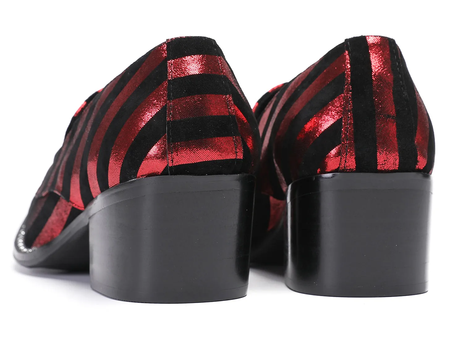 Mens Disco Party Casual Western Loafers
