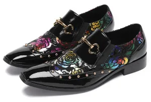 Men's Gold Chain Casual Dress Loafers