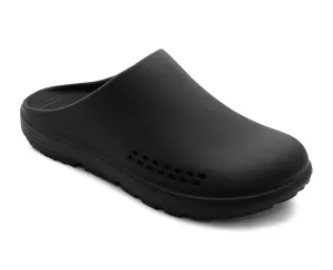 Mens Lightweight Garden Clogs Black EVA Slip On Backless Breathable Summer Beach Hospital Casual Slippers Water Shoes
