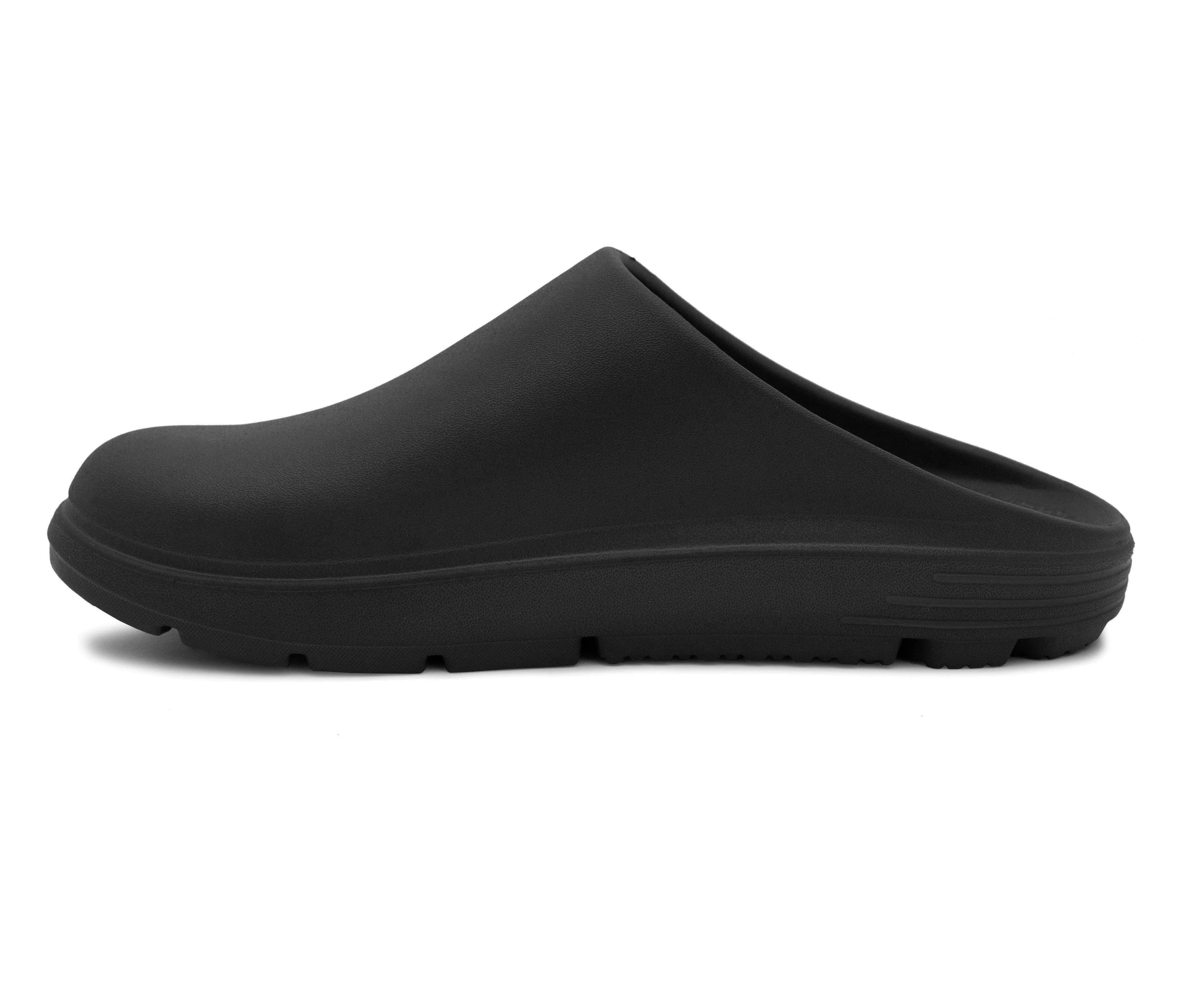 Mens Lightweight Garden Clogs Black EVA Slip On Backless Breathable Summer Beach Hospital Casual Slippers Water Shoes