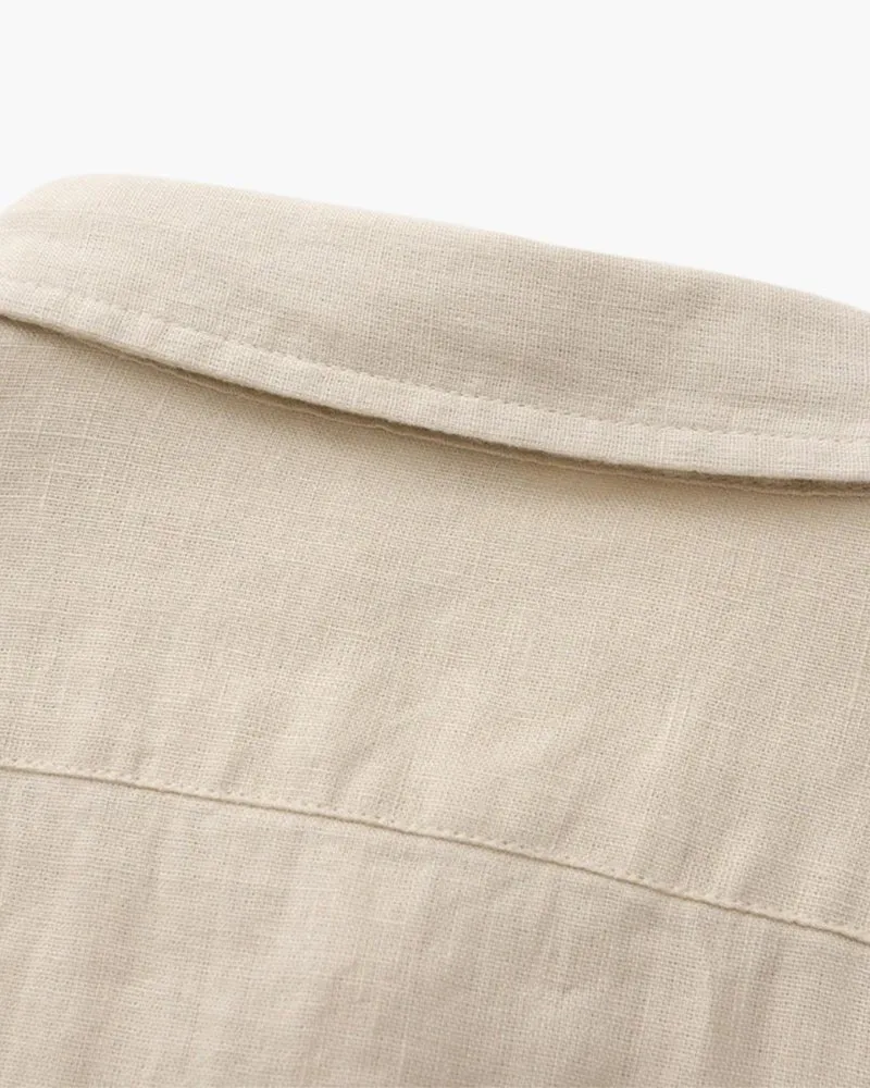 Men’s Linen Shirt – Long Sleeve – Smart Casual Essential