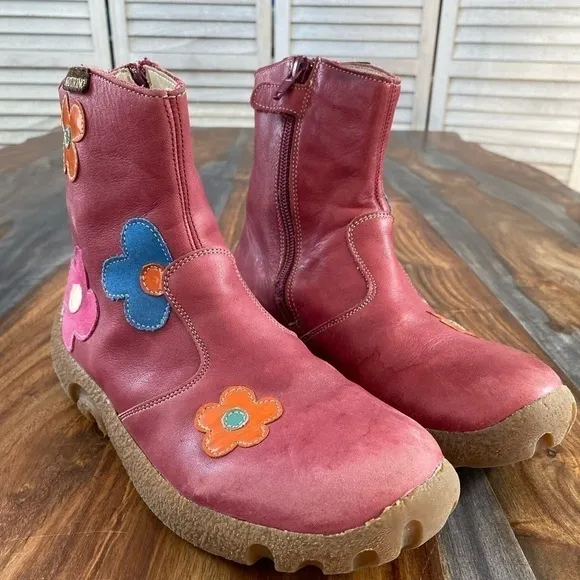 Naturino Floral Boots Girls Size 36