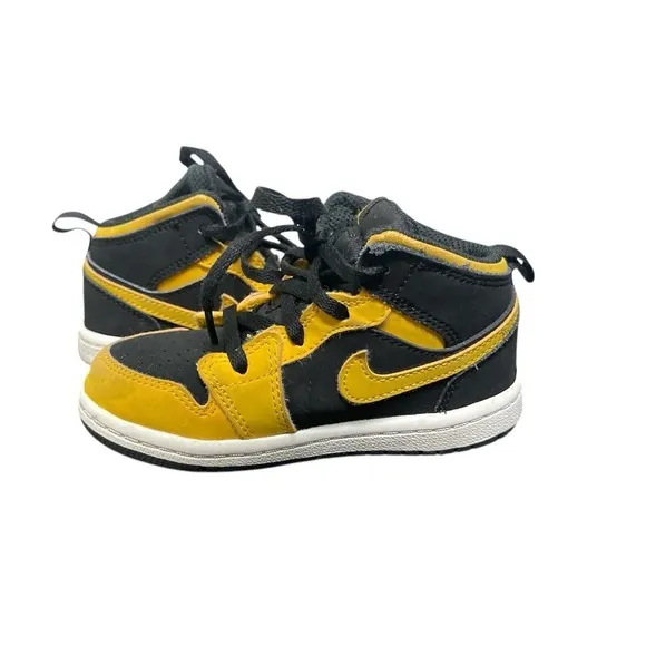 Nike Air Jordan 1 Mid TD Reverse New Love Sneakers 640735-071 Toddler Size 8C