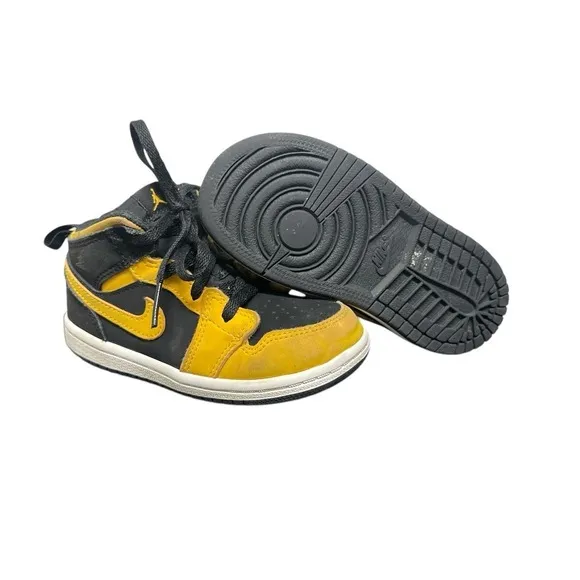Nike Air Jordan 1 Mid TD Reverse New Love Sneakers 640735-071 Toddler Size 8C