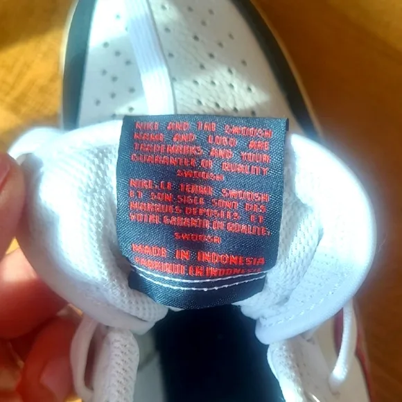 Nike Jordan Kids Sneakers - White and Blue with Red Accents
