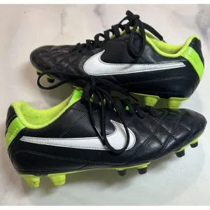Nike Tiempo Legend IV FG Soccer Boots Cleats 509038-013 Size 6.5 M 8 W VNTG 2012