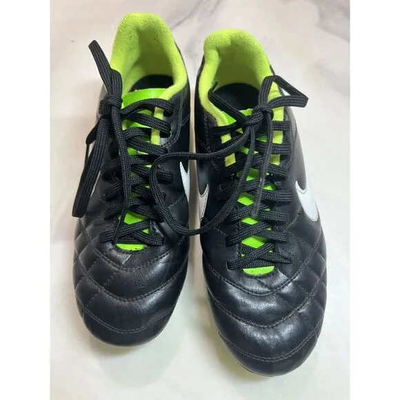 Nike Tiempo Legend IV FG Soccer Boots Cleats 509038-013 Size 6.5 M 8 W VNTG 2012