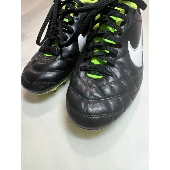Nike Tiempo Legend IV FG Soccer Boots Cleats 509038-013 Size 6.5 M 8 W VNTG 2012