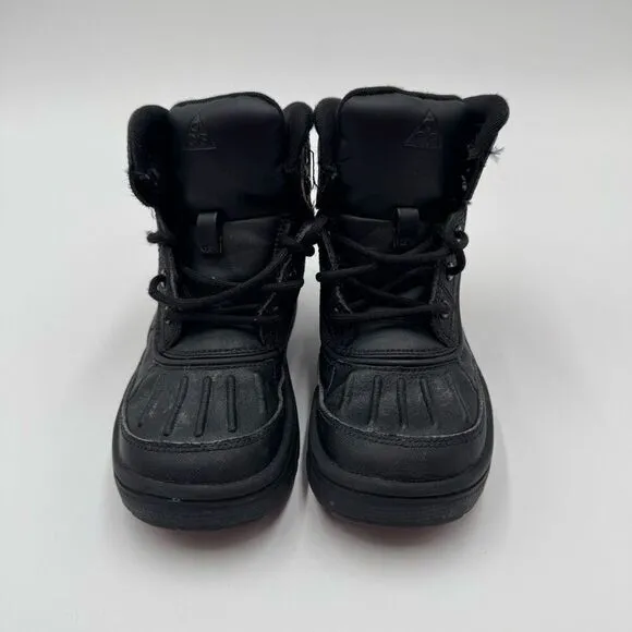 Nike Woodside 2 High Big Kids' Boots Black Nike Boots Sz 8c