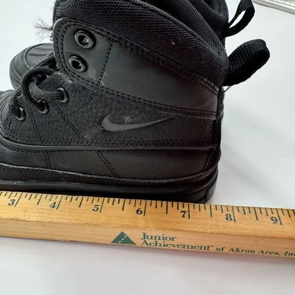 Nike Woodside 2 High Big Kids' Boots Black Nike Boots Sz 8c