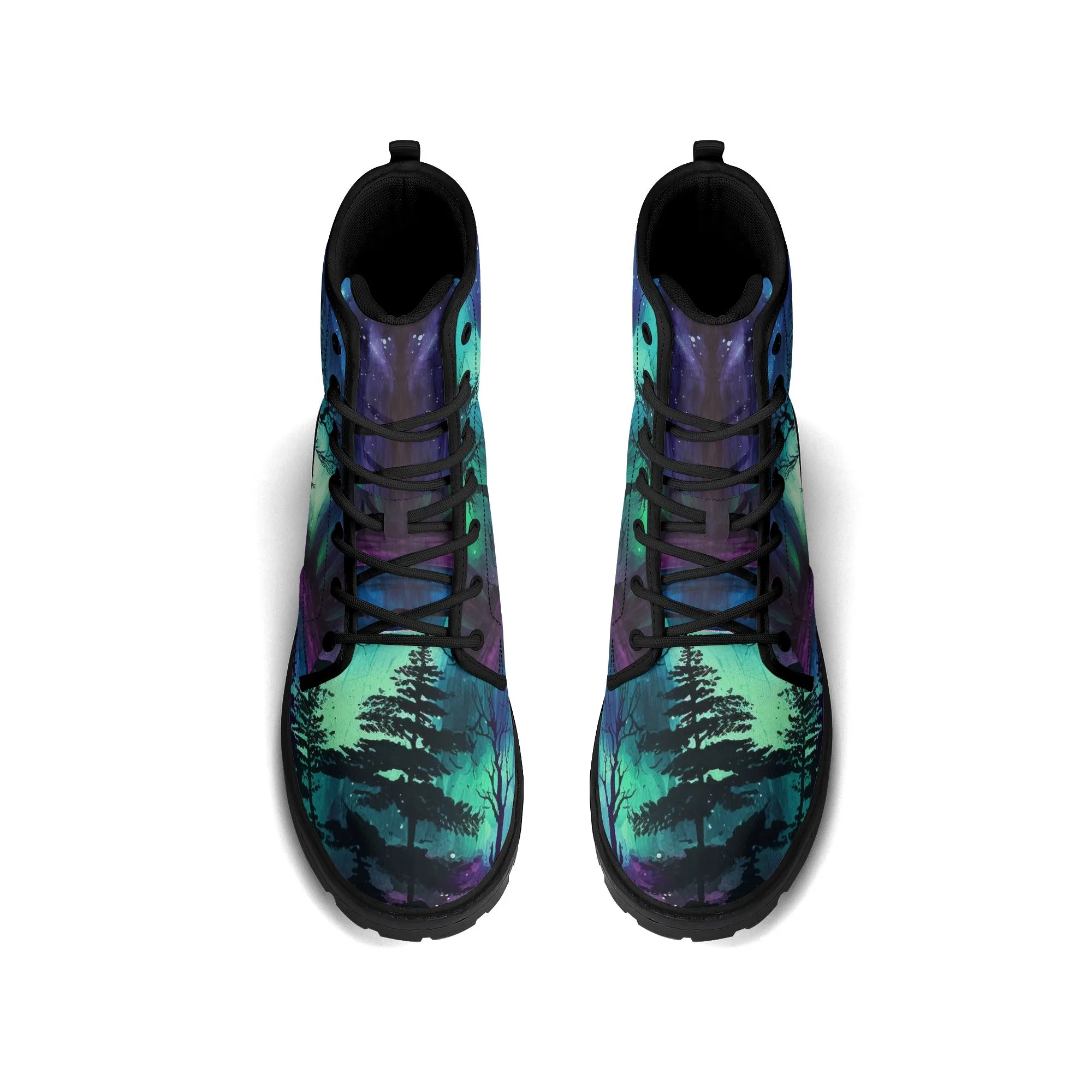 Northern Lights Mens Black Vegan Boots