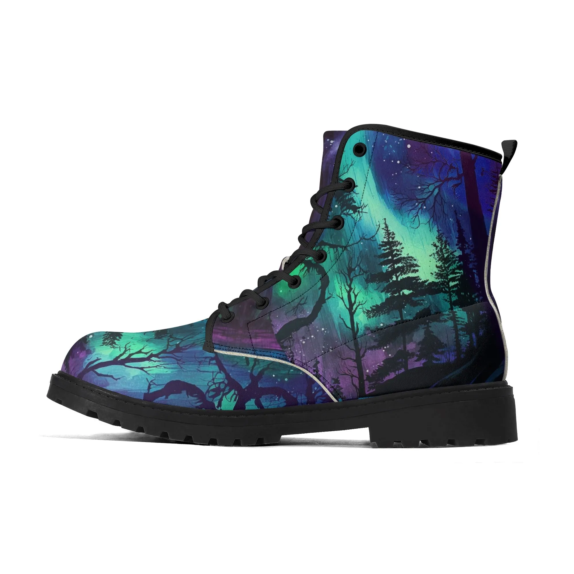 Northern Lights Mens Black Vegan Boots