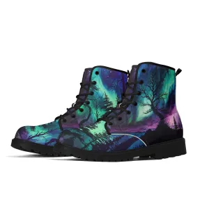 Northern Lights Mens Black Vegan Boots