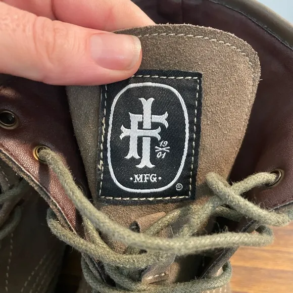 NWOT Iron Fist, US Men 9 or 42 euro, Brown suede leather Elbow Greasers Boots 🖤