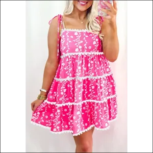 Pink Floral Mini Dress: Ric Rac Riot ! 😈 Needful Things