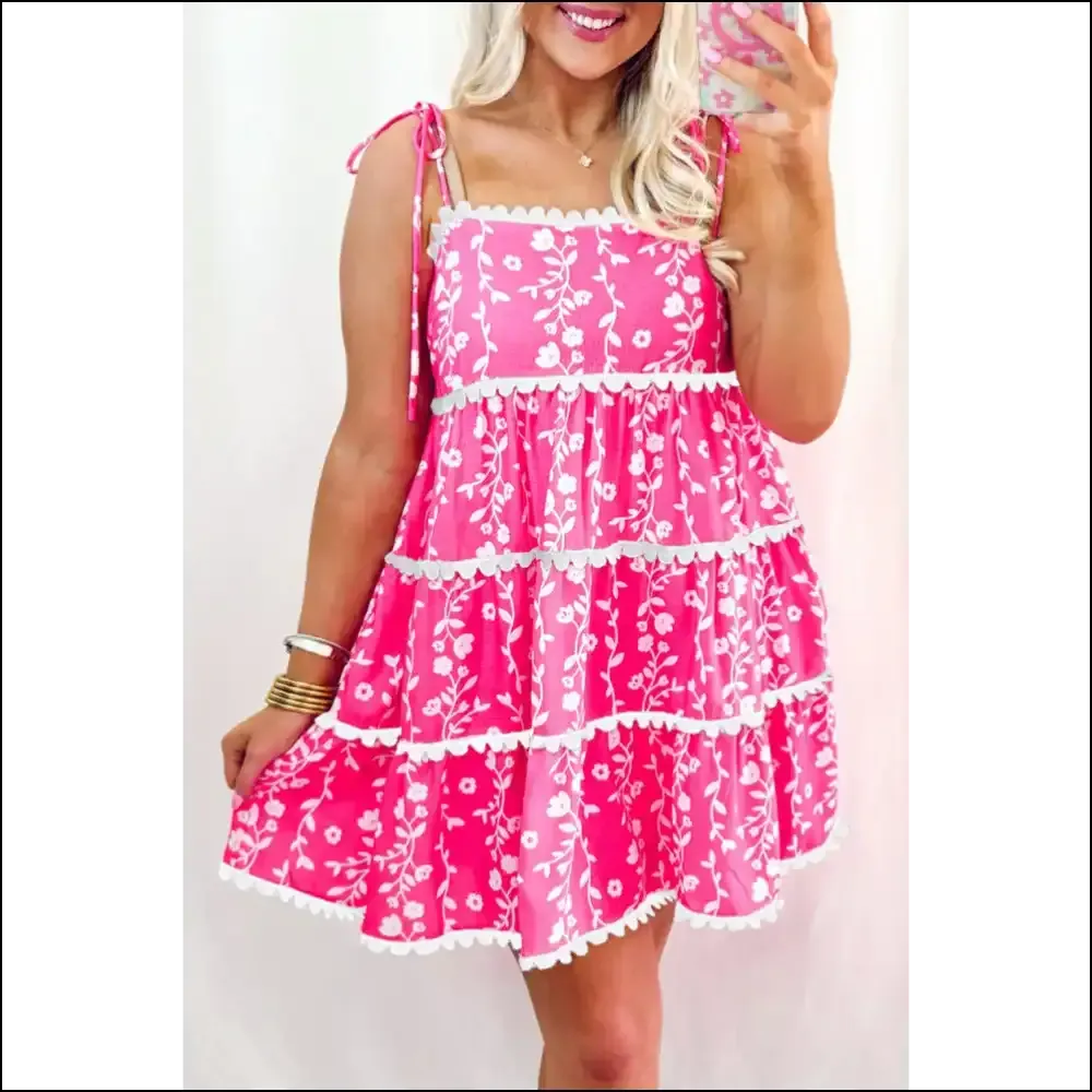 Pink Floral Mini Dress: Ric Rac Riot ! 😈 Needful Things