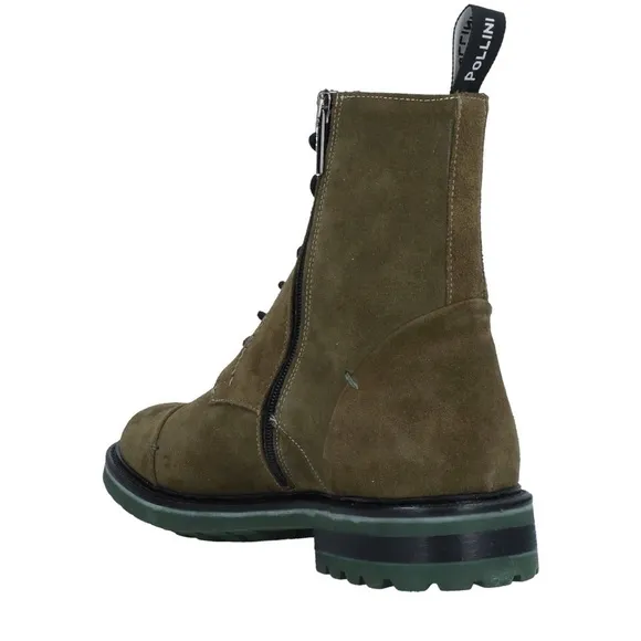 Pollini Suede leather boots for man