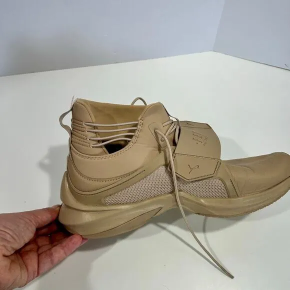 PUMA Fenty by Rihanna Hi Ignite Lace Up Sneakers Wmn Size 8.5 Sesame