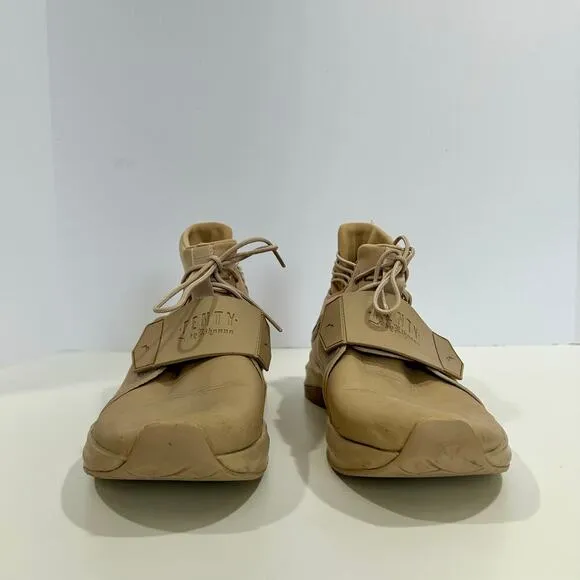 PUMA Fenty by Rihanna Hi Ignite Lace Up Sneakers Wmn Size 8.5 Sesame
