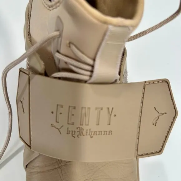 PUMA Fenty by Rihanna Hi Ignite Lace Up Sneakers Wmn Size 8.5 Sesame