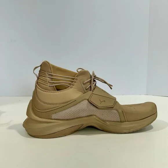 PUMA Fenty by Rihanna Hi Ignite Lace Up Sneakers Wmn Size 8.5 Sesame
