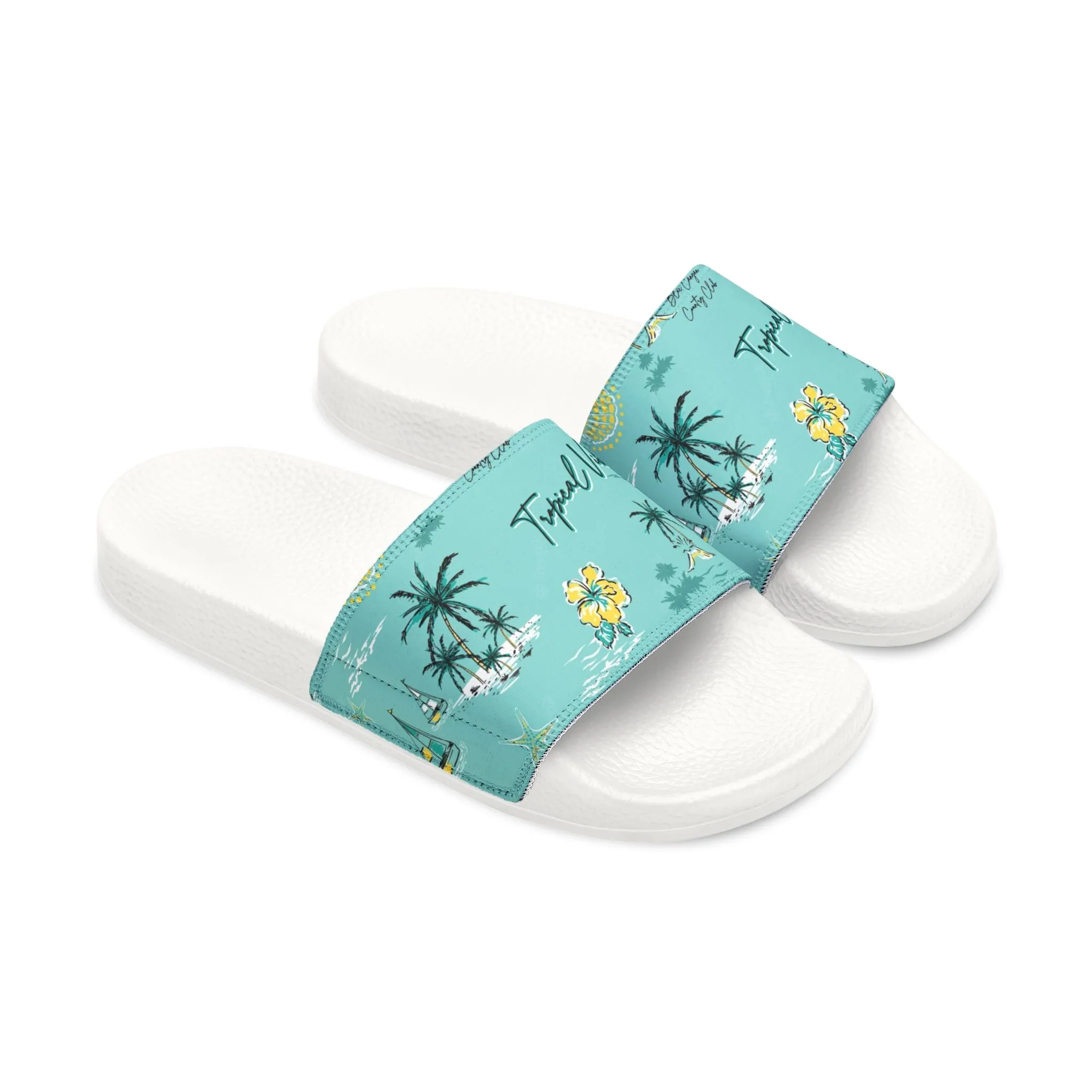 "Tropical Vibes" Men's Beach Sandals