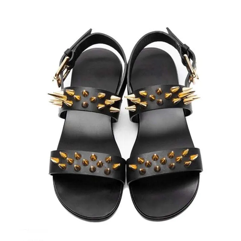 RomeRock Genuine Leather Sandals