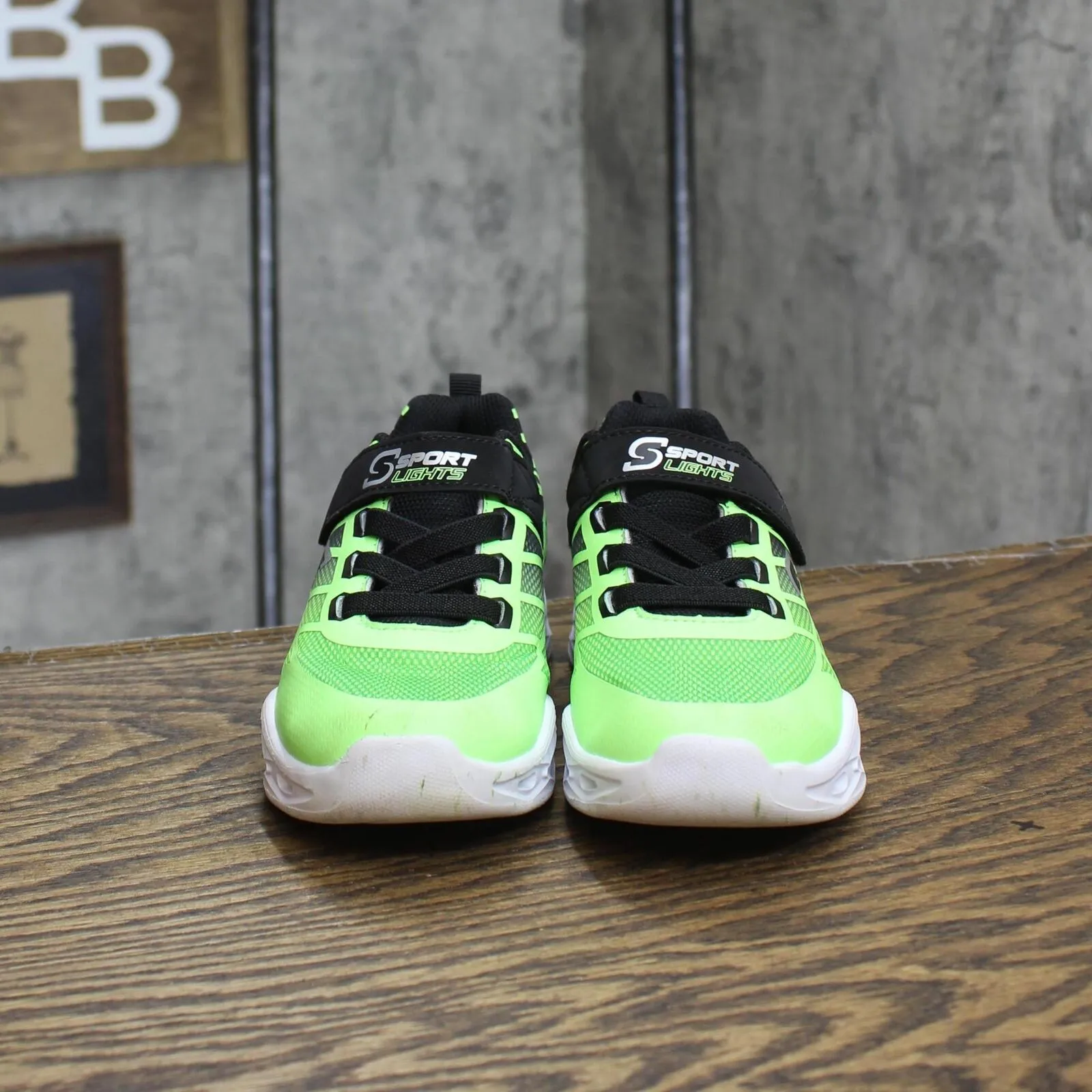 S Sport By Skechers Toddler Jayden Strap Sneakers 89519416 Lime Green 12T