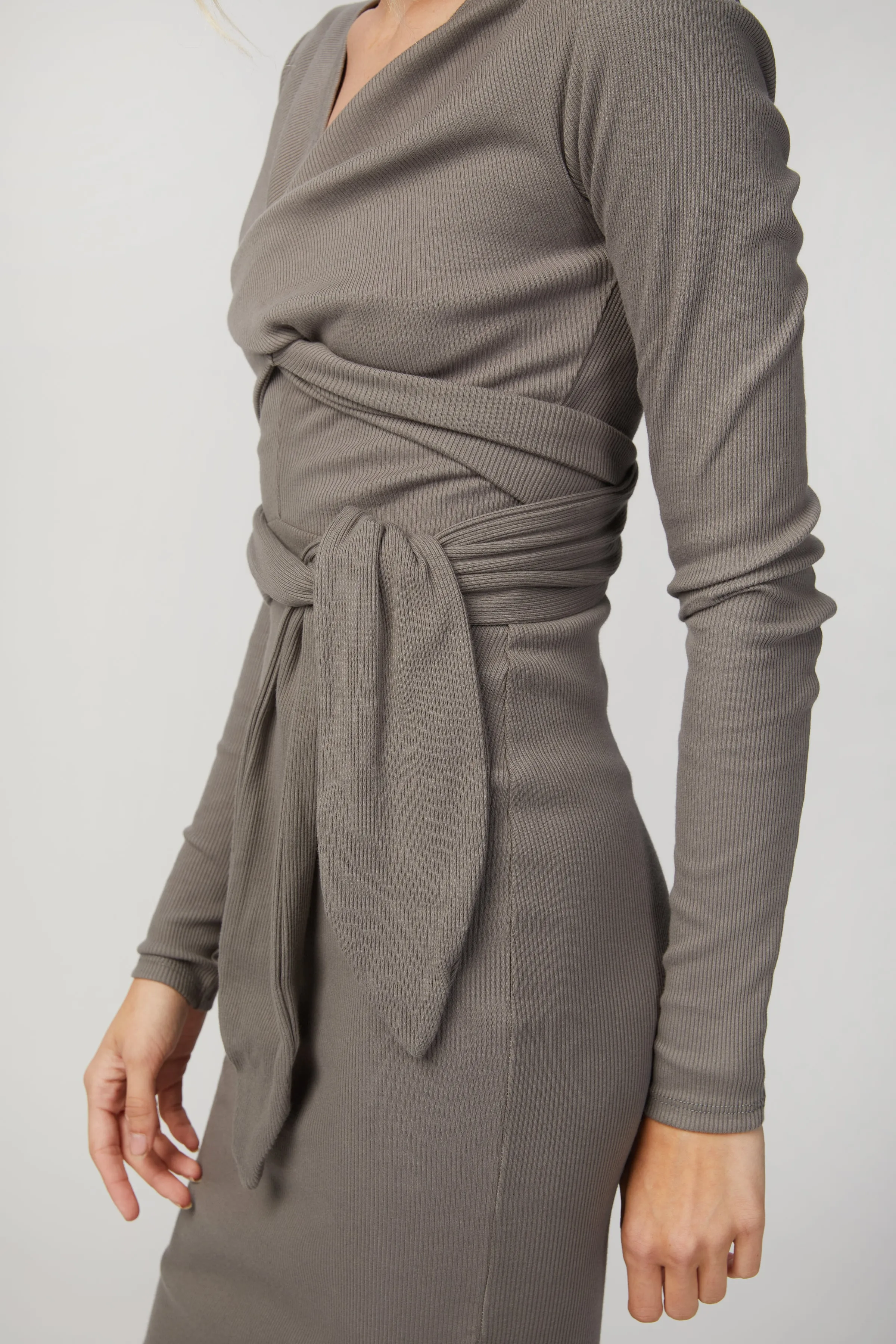 SALOMA II WRAP DRESS