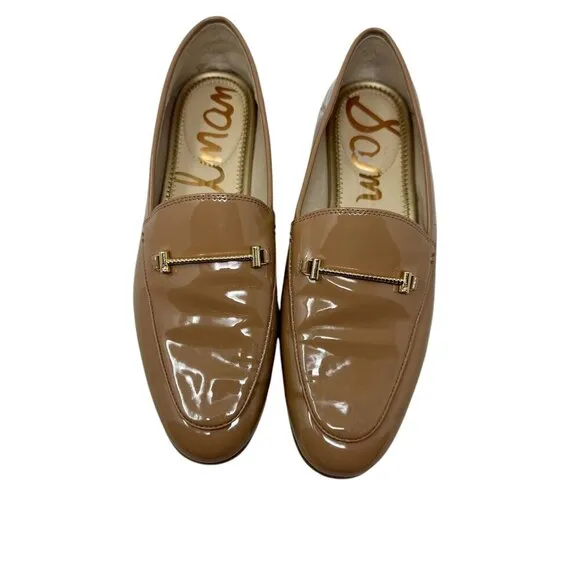 Sam Edelman womens size 9 LIOR  patent leather loafers shoes Loraine buckle