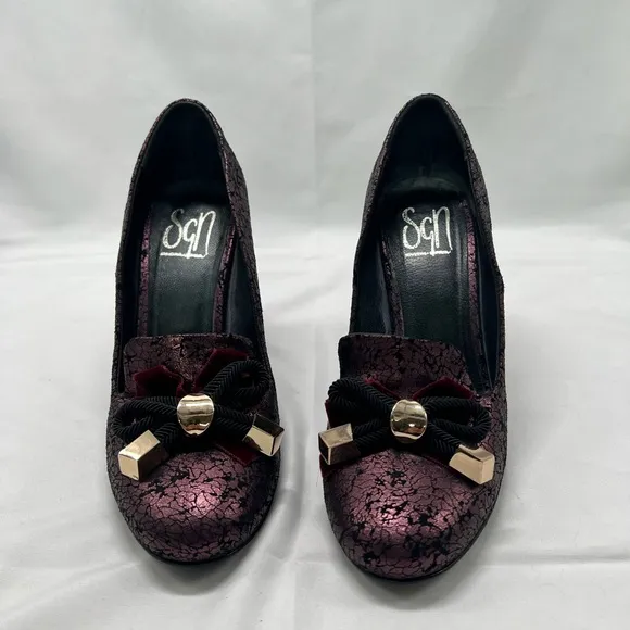 Sgn Giancarlo PaoliWomen's Purple Loafers Soft Leather