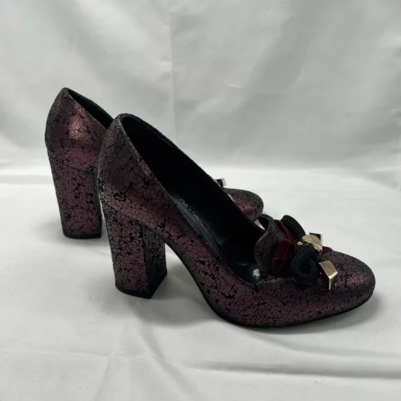 Sgn Giancarlo PaoliWomen's Purple Loafers Soft Leather