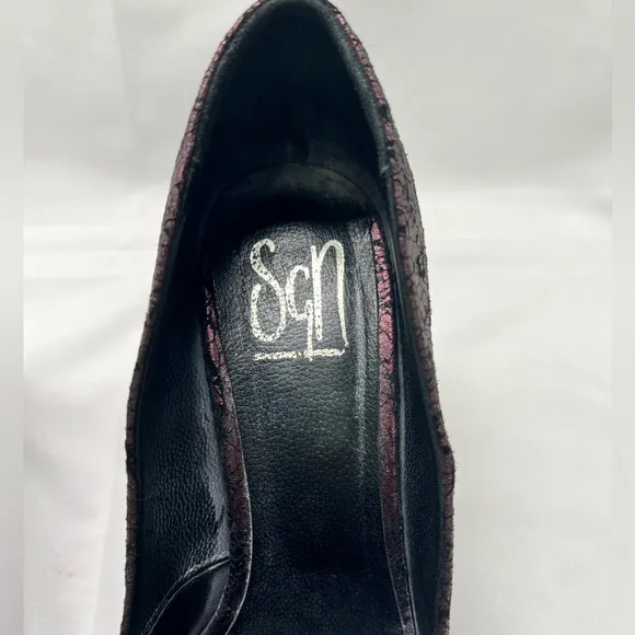 Sgn Giancarlo PaoliWomen's Purple Loafers Soft Leather