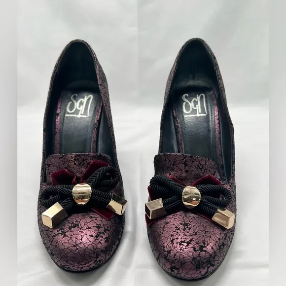 Sgn Giancarlo PaoliWomen's Purple Loafers Soft Leather