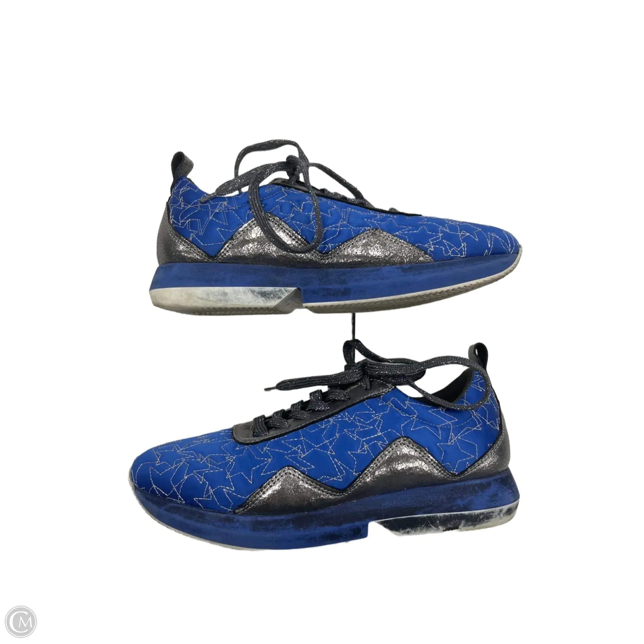 Shoes Sneakers By Free People In Blue, Size: 8.5