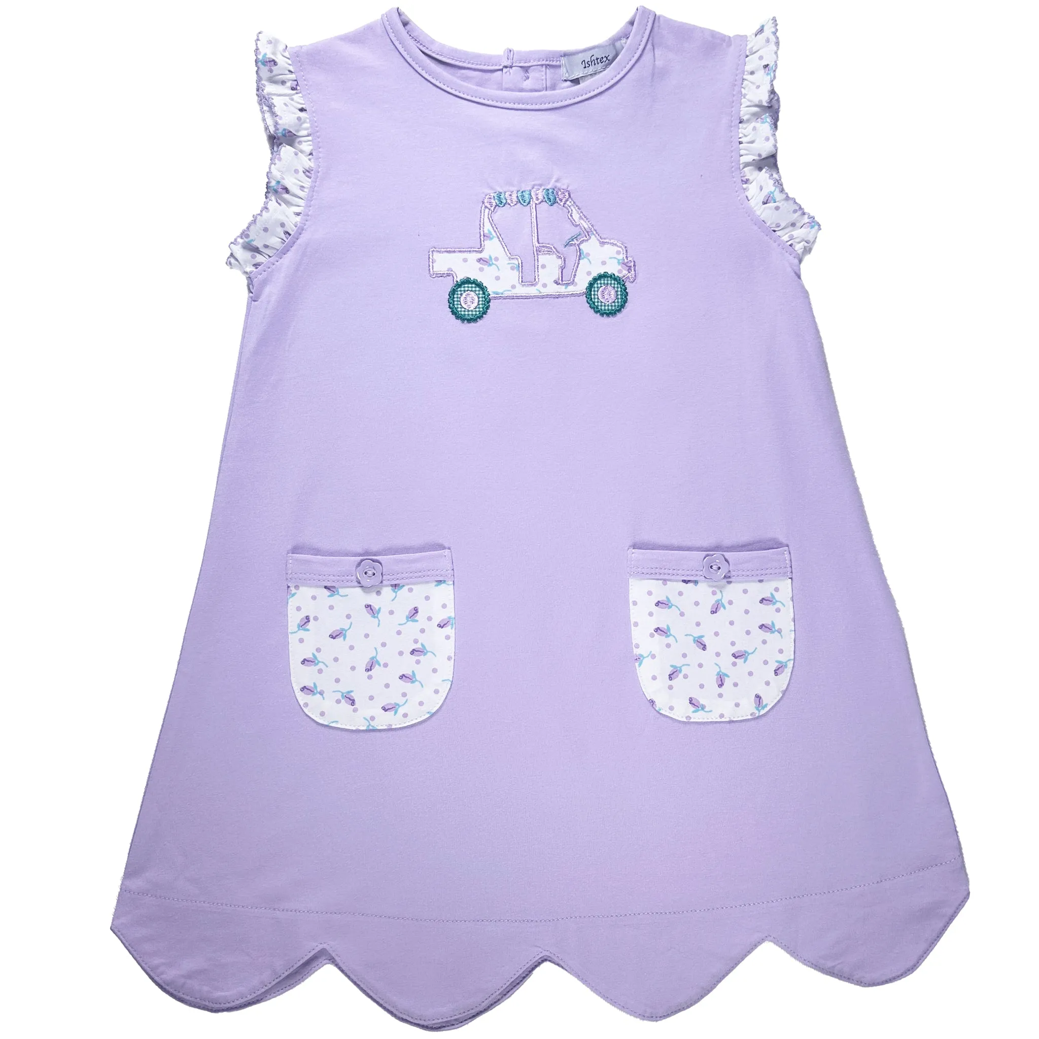 Side by Side Girl's A-Line Dress