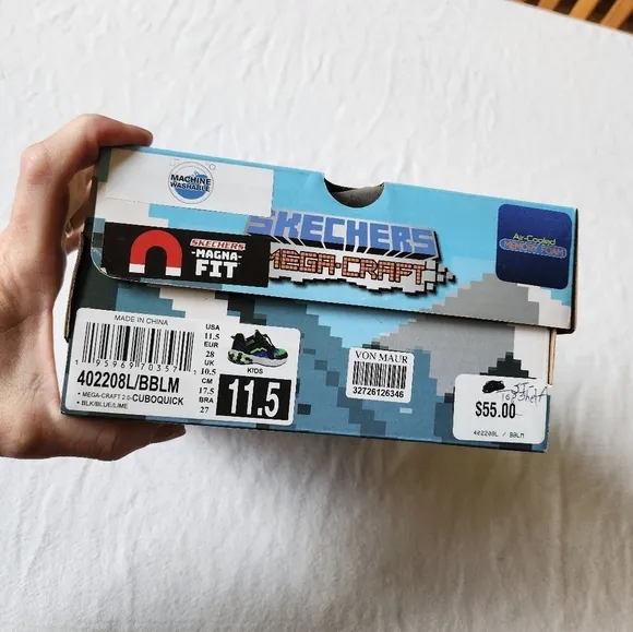 Skechers Mega-Craft 2.0 Magna Fit Cuboquick Sport Athletic Sz. 11.5 Sneakers